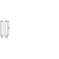 LEDVANCE CLASSIC CYLINDER Applique da bagno 455mm, E14 LEDVANCE CLASSIC CYLINDER Applique da bagno 455mm, E14