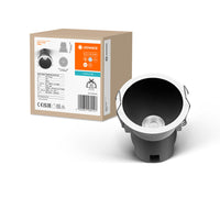 LEDVANCE SPOT TWIST Ø 70mm Downlight, nero, 5W, 400lm, 840 WT LEDVANCE SPOT TWIST Ø 70mm Downlight, nero, 5W, 400lm, 840 WT