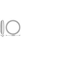 LEDVANCE ORBIS LONDON lampada da soffitto, nero, 16W, 2000lm LEDVANCE ORBIS LONDON lampada da soffitto, nero, 16W, 2000lm