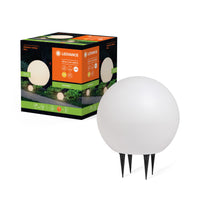 LEDVANCE ENDURA IBRIDO PALLA SOLARE Lampada da sentiero con picchetto da terra 25cm, 2W, 180lm LEDVANCE ENDURA IBRIDO PALLA SOLARE Lampada da sentiero con picchetto da terra 25cm, 2W, 180lm