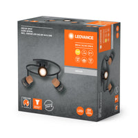 LEDVANCE DECOR SPOT CORK Lampada a soffitto a spirale, 3 x 3,4W, 690lm, nero LEDVANCE DECOR SPOT CORK Lampada a soffitto a spirale, 3 x 3,4W, 690lm, nero