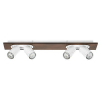 LEDVANCE DECOR SPOT MERCURY lampada da soffitto, 4 x 3,4W, effetto legno, bianco LEDVANCE DECOR SPOT MERCURY lampada da soffitto, 4 x 3,4W, effetto legno, bianco