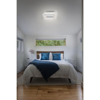 OSRAM LED Ventilatore da soffitto quadrato 55W CCT bianco 3000K-6500K OSRAM LED Ventilatore da soffitto quadrato 55W CCT bianco 3000K-6500K