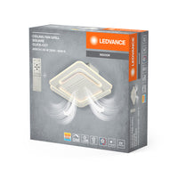 OSRAM LED Ventilatore da soffitto quadrato 55W CCT bianco 3000K-6500K OSRAM LED Ventilatore da soffitto quadrato 55W CCT bianco 3000K-6500K