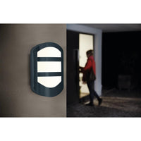 OSRAM ENDURA® STYLE PLATE lampada da parete 12.5W grigio scuro OSRAM ENDURA® STYLE PLATE lampada da parete 12.5W grigio scuro