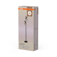 OSRAM Decor Vetro Fumé Lampada da Terra 2xE14 Nero OSRAM Decor Vetro Fumé Lampada da Terra 2xE14 Nero