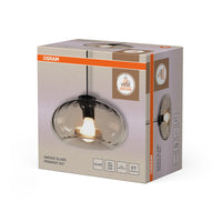 OSRAM Decor Lampada a Sospensione in Vetro Fumé E27 Nero OSRAM Decor Lampada a Sospensione in Vetro Fumé E27 Nero