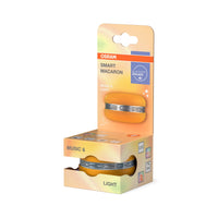 OSRAM Bluetooth SMART+ Macaron altoparlante con controllo del movimento, luce LED RGB, arancione OSRAM Bluetooth SMART+ Macaron altoparlante con controllo del movimento, luce LED RGB, arancione