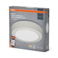 OSRAM Matter SMART+ SURFACE DOWNLIGHT TW / 12 W, 220…240 V, Tunable White, 3000…6500 K OSRAM Matter SMART+ SURFACE DOWNLIGHT TW / 12 W, 220…240 V, Tunable White, 3000…6500 K