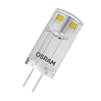OSRAM LED Stiftsockellampe BASE PIN G4 12 V LED-Lampe CL10 non-dimmable 0.9W , Warmweiß 5er Pack OSRAM LED Stiftsockellampe BASE PIN G4 12 V LED-Lampe CL10 non-dimmable 0.9W , Warmweiß 5er Pack