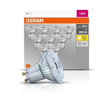OSRAM LED Base LED-Spot Lampada (ex 50W) 4,3W / 2700K GU10 10 pezzi, Bianco caldo OSRAM LED Base LED-Spot Lampada (ex 50W) 4,3W / 2700K GU10 10 pezzi, Bianco caldo