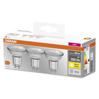 OSRAM LED BASE Spot PAR16 50 36° 4.3 W/2700K GU10 , Warmweiß OSRAM LED BASE Spot PAR16 50 36° 4.3 W/2700K GU10 , Warmweiß