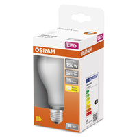 OSRAM LED STAR Classic A LED Lampe matt (ex 150W) 19W / 2700K Warmweiß E27 OSRAM LED STAR Classic A LED Lampe matt (ex 150W) 19W / 2700K Warmweiß E27
