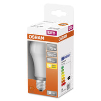 OSRAM LED STAR Classic A LED Lampe matt (ex 75W) 10W / 2700K Warmweiß E27 OSRAM LED STAR Classic A LED Lampe matt (ex 75W) 10W / 2700K Warmweiß E27