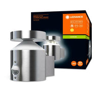 LEDVANCE Lampada a parete e soffitto LED, lampada per applicazioni esterne, sensore di movimento integrato, sensore giorno-notte, bianco caldo, 150,0 mm x 102,0 mm x 135,0 mm, ENDURA STYLE CYLINDER