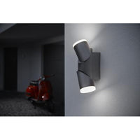 LEDVANCE LED lampada a parete e soffitto, lampada per applicazioni esterne, bianco caldo, Endura Style Updown Flex LEDVANCE LED lampada a parete e soffitto, lampada per applicazioni esterne, bianco caldo, Endura Style Updown Flex