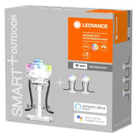 LEDVANCE Wifi SMART+ Lampada da giardino esterna Dot Mini LED RGBW multicolore 3 estensioni LEDVANCE Wifi SMART+ Lampada da giardino esterna Dot Mini LED RGBW multicolore 3 estensioni