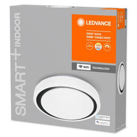 LEDVANCE Wifi SMART+ Orbis Moon LED Deckenleuchte Tunable Weiß 38cm 24W / 3000-6500K Schwarz LEDVANCE Wifi SMART+ Orbis Moon LED Deckenleuchte Tunable Weiß 38cm 24W / 3000-6500K Schwarz