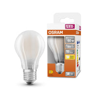OSRAM LED Retrofit Classic A LED Lampada opaca (ex 60W) 7W / 2700K Bianco caldo E27