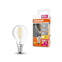 OSRAM Classic P LED Lampada dimmerabile a tre livelli (ex 40W) 4W / 2700K Bianco caldo E14