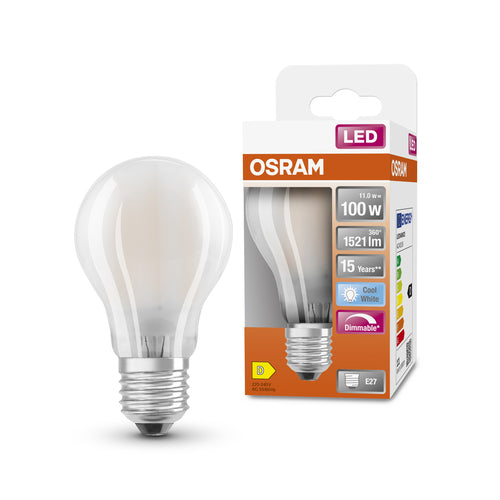 OSRAM Lampadina LED SUPERSTAR Classic A 100 filamento, luce naturale dimmerabile E27