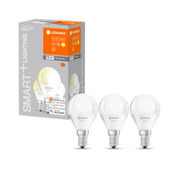 LEDVANCE SMART+ WiFi Classic P 40 Luce calda dimmerabile E14 - Conf. da 3