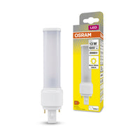 OSRAM  DULUX D LED EM & AC MAINS LED-Röhre 14,8cm (ex 13W) 6W / 3000K Warmweiß G24d-1