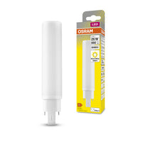 OSRAM DULUX D/E S tubo LED 2 pin 17cm (ex 26W) 10W / 3000K bianco caldo G24q-3
