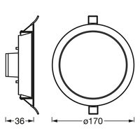 LEDVANCE SMART+ WIFI SPOT170mm 110 Degree