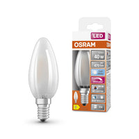 OSRAM Dimmbare LED-Lampe LED SUPERSTAR+ CL B GL FR 40 dim 3,4W/940 E14 CRI90 BOX