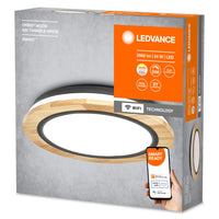 LEDVANCE SMART+ ORBIS Wood plafoniera WiFi, 400mm