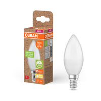 OSRAM LED Star Classic B 25 Lampe Recycled Plastic 3.3W Warmweiß Frosted E14