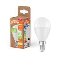 OSRAM LED Star Classic P 60 Lampada Plastica riciclata 7.5W Warmweiß Frosted E14