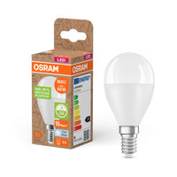 OSRAM LED Star Classic P 60 Lampada Recycled Plastic 7,5W Bianco freddo Frosted E14