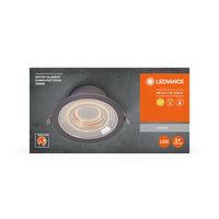 Downlight LEDVANCE DECOR FIL DL ECHO, argento, 7W, 650lm