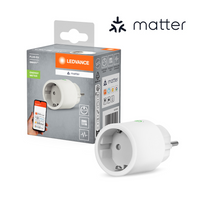 LEDVANCE Matter SMART+ Plug smarte indoor Steckdose, weiß