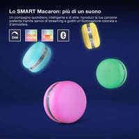 OSRAM Bluetooth SMART+ Macaron altoparlante con controllo del movimento, luce LED RGB, verde
