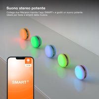 OSRAM Bluetooth SMART+ Macaron altoparlante con controllo del movimento, luce LED RGB, blu