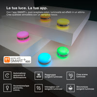 OSRAM Bluetooth SMART+ Macaron altoparlante con controllo del movimento, luce LED RGB, blu