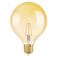 OSRAM VINTAGE 1906® LED Lampada LED CLASSIC GLOBE 2.5W 824 Oro E27, 220 lm, 2400 K, Luce Comfort Calda