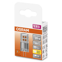 OSRAM LED Base Stiftsockellampe LED Lampe 12V (ex 30W) 2,6W / 2700K Warmweiß PIN G4
