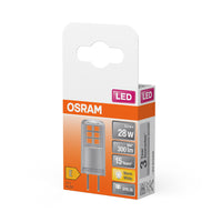 OSRAM LED Stiftsockellampe PIN 12 V 2.2W 827 Clear GY6.35, 300 lm, 2700 K, Warmweiß