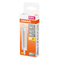 OSRAM LED Lampe LED SLIM LINE R7S 12W 827 Clear R7s, 1521 lm, 2700 K, Warmweiß