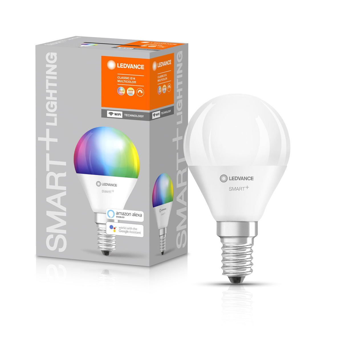 LEDVANCE SMART+ WiFi Classic P 40 Multicolore E14