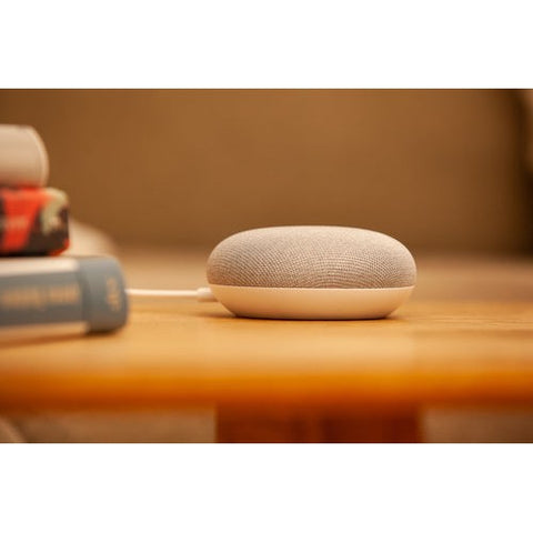 GOOGLE Nest Mini (2. Gen.) Smart Speaker / Sprachassistent mit Lautsprecher, Lichtsteuerung - Rock Candy