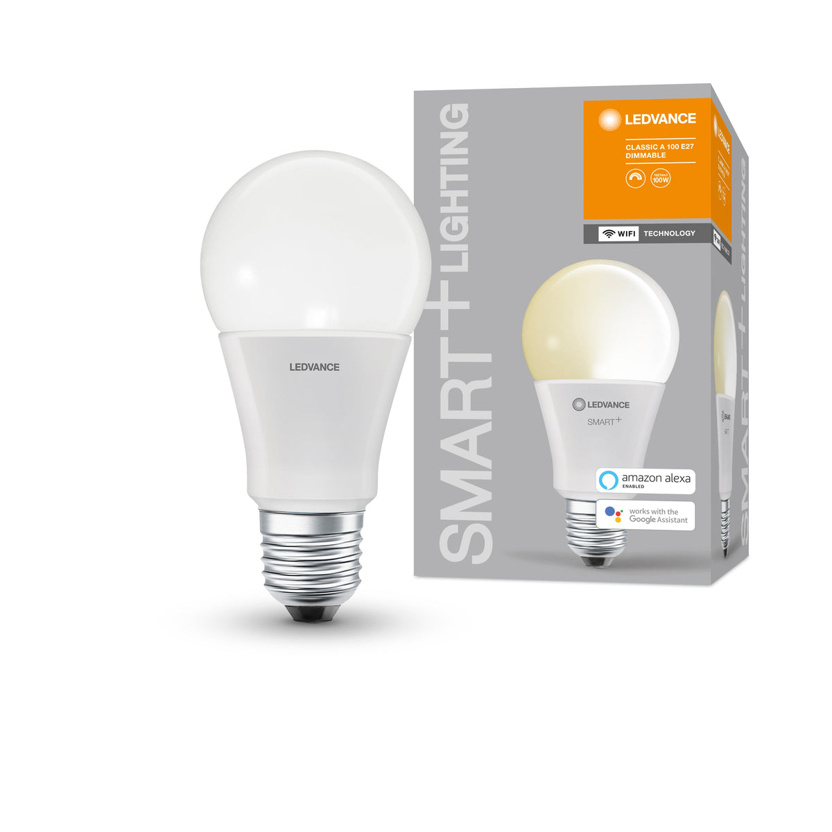 LEDVANCE SMART+ WiFi Classic A 100 Luce calda dimmerabile E27