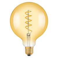 OSRAM VINTAGE 1906® LED Lampada LED CLASSIC GLOBE 4W 820 Oro E27 Attacco Oro, 300 lm, 2000 K, Luce Calda Comfort