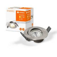LEDVANCE RECESS DOWNLIGHT TWISTLOCK LED Spotlight Ø 88,5mm, blank 4,3W / 2700K Warmweiß GU10