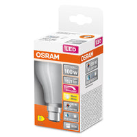 OSRAM LED Lampada LED SUPERSTAR PLUS CLASSIC A FILAMENTO 11W 927 Satinata B22d, 1521 lm, 2700 K, Bianco caldo