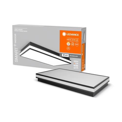 LEDVANCE SMART+ WIFI ORBIS MAGNET600X300mm Black